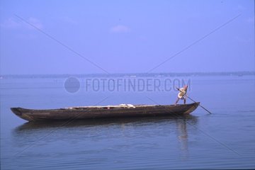 Boot auf Backwaters Kerala India