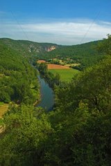 Gorges de la rivière Aveyron dans le Tarn-et-Garonne