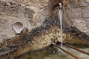 Brunnen von St-Guilhem-le-Désert Frankreich