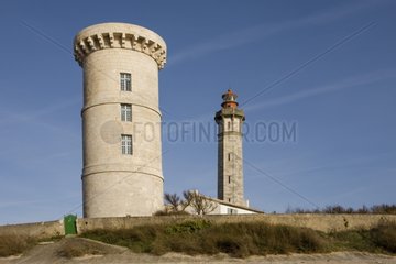 The Whale lighthouses on Ré Island France