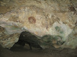 Hand negative - Cave Sumpang bita Sulawesi Indonesia