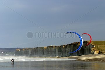 Kite surf à Saint Aubin sur Mer