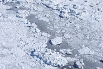 Ice Floes Madeleine Islands Quebec Kanada