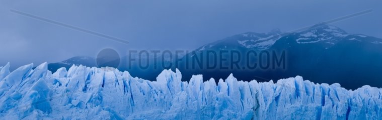 Panoramic view of the Perito Moreno Glacier Patagonia