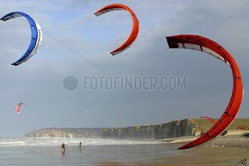 Kite surf à Saint Aubin sur Mer