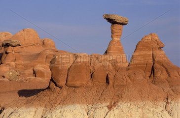 Eroded sandy formations Utah United States of America