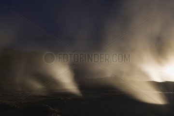El Tatio Geyser Field bei Dawn Atacama Chile