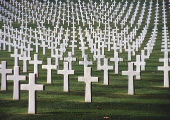 Amerikanische Armeefriedhof Toskana Italien