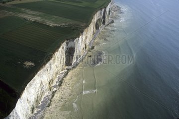 Cliffs between Ault and Bay of Somme Picardie France