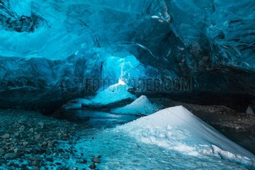 Ice cave - Vatnatjokull glacier Iceland