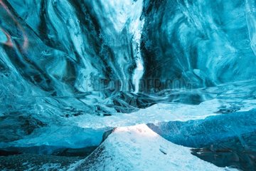 Ice cave - Vatnatjokull glacier Iceland