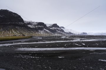 River from Vatnatjokull glacier - Iceland