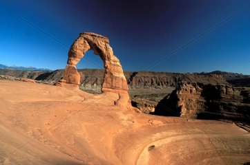 Empfindlicher Bogen in Arches Nationalpark Utah USA