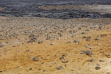 Volcanic desert of Leirhnjukur Iceland