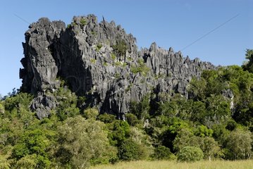 Karst relief of the Vallee des Roches New Caledonia