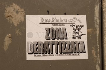 Rat extermination information Capri Italy