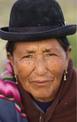 Bolivien Frau Porträt