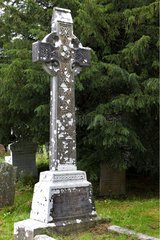 Keltisches Kruzifix im Wicklow Mountains NP Irland