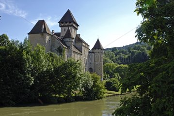 Cléron Castle in the Loue Valley Doubs France
