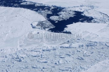 Ice floes Madeleine Islands Quebec Canada