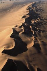 Vue aérienne des dunes Désert du Namib