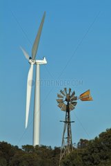 Traditionelle Windmühle und Windmühle Australien York Peninsula