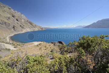 Lago General Carrera at the Reserva Nacional Lago General Carrera  XI Region of Aysen  Chile