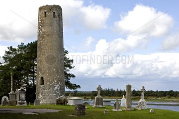 Turm im Kloster Clonmacnoise Irland