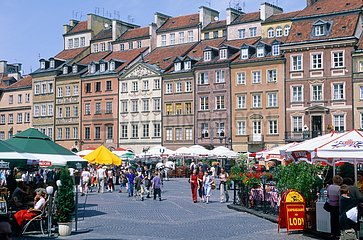 Varsovie  capitale du pays