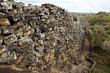 Wall constructed by the tears of prisoners on Isabela Island