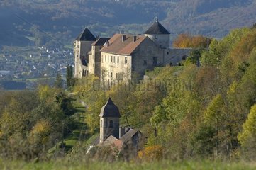Chateau de Belvoir dominant le Val de Sancey France
