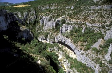 Canyon von Openpedette im Park von Luberon Frankreich
