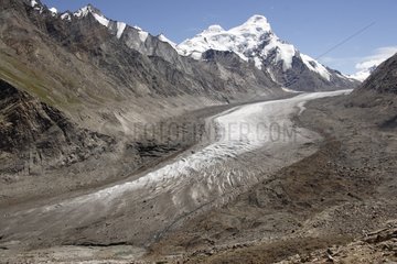 Gletscher Darung Drung Road Kargil nach Padum Zanskar India