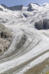 Glacier of Pilatte Ecrins National Park Alps France