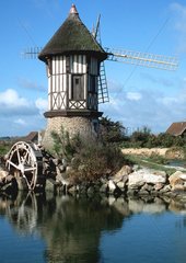 Windmill lÃ¤nger-sur-mer Calvados Frankreich