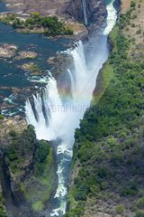Victoria Falls on the Zambezi River - Zambia / Zimbabwe