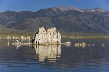 Tufas on the banks of the Mono Lake Sierra Nevada California