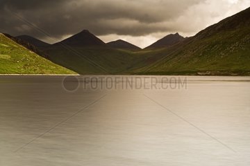 Silent Valley Reservoir in the Mourne Mountains Irelande