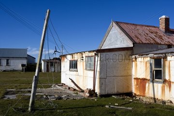 Unique hamlet in Pebble Island Falkland Islands