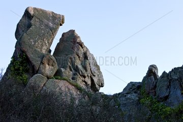 Granite rocks Côtes d'Armor France