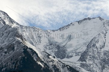 Glacier Miage south-west of Mont Blanc France