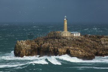 Mouro island light house - Cantabrian Coast Spain