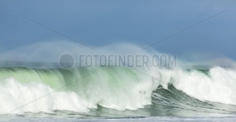 Wave on the Basque coast - Spain