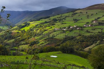 Landscape of San Martin de Beduledo - Asturias Spain