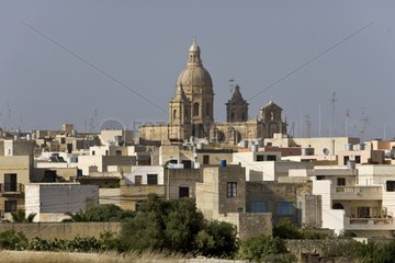 Village and church Malta