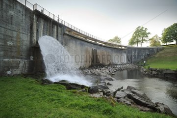 Lake Dam to the Dathée Virois bocage Normandy France