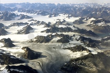 Peaks and Glacier - Greenland Blosseville Coast