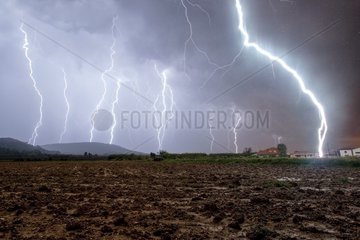 Storm in a very powerful Cevennes episode - France
