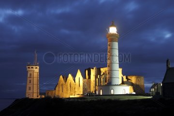 Lighthouse and semaphore Saint-Mathieu - Brittany France