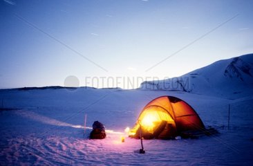 Camping Ostlager Spitzberg von - 31 ° Celcius